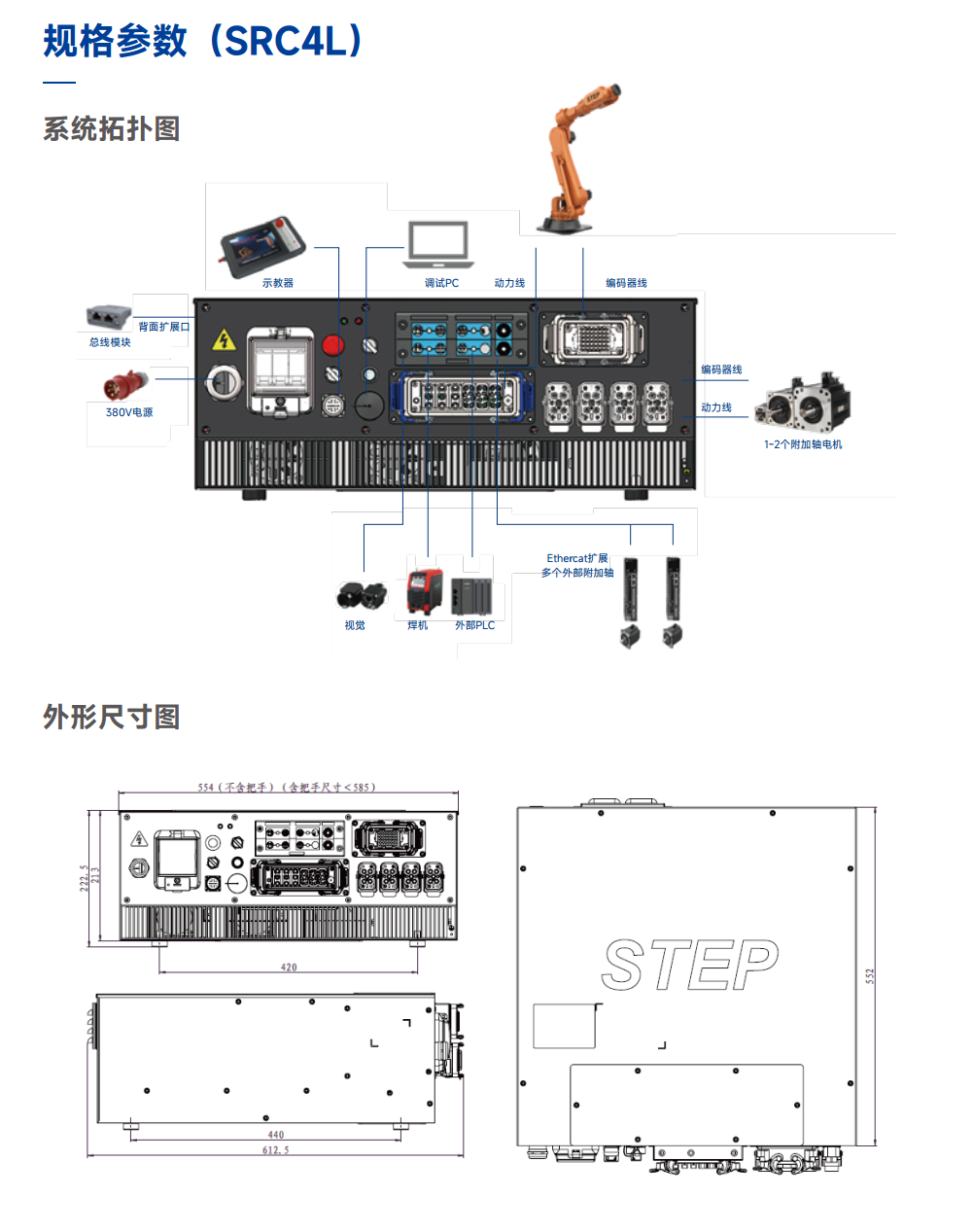 新时达SRC第四代机器人控制柜